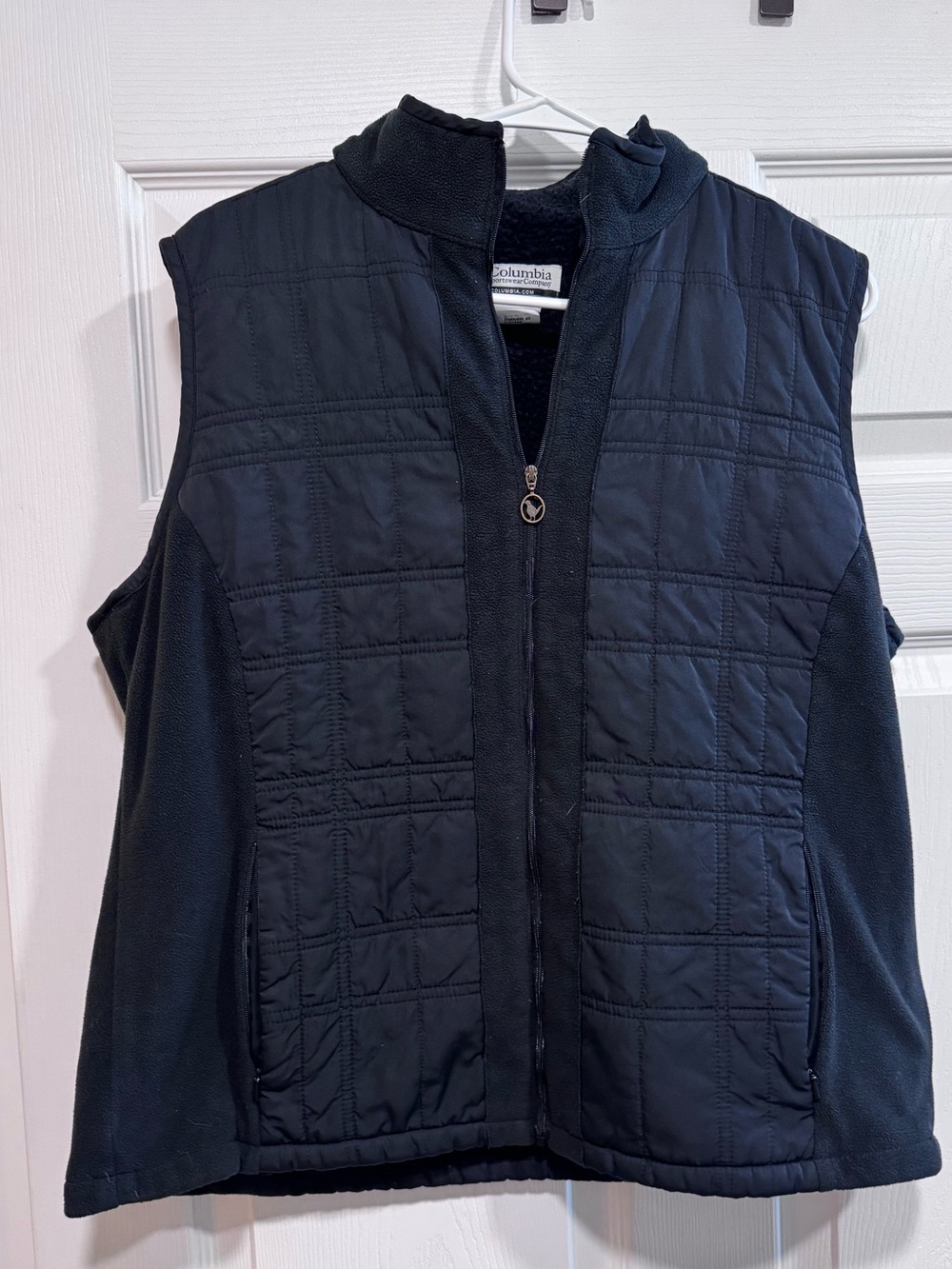 Columbia Women’s Black Quilted Fleece Vest